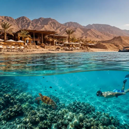 Reise durch die östliche Wüste und das Rote Meer in Ägypten mit Wüstenbergen, Küstenlandschaften und Badeorten