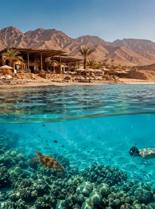 Reise durch die östliche Wüste und das Rote Meer in Ägypten mit Wüstenbergen, Küstenlandschaften und Badeorten