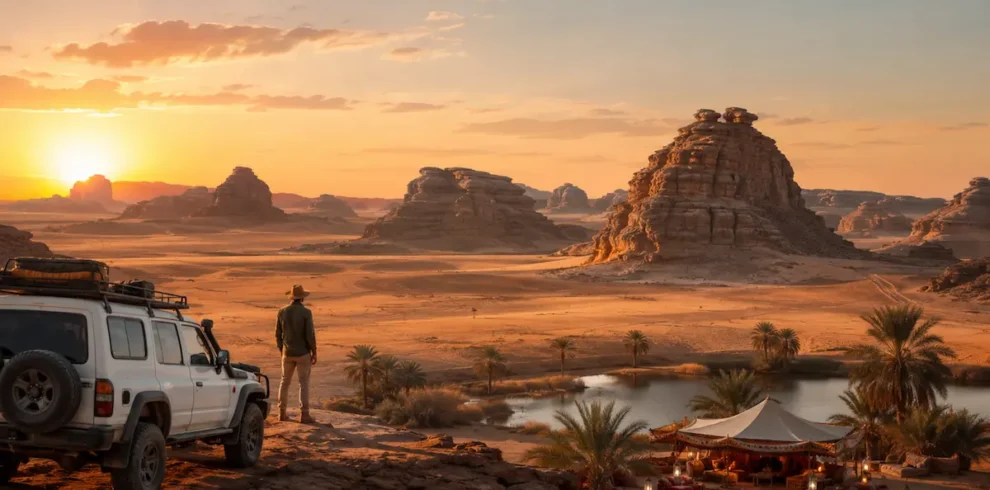 Rundreise durch die westliche Wüste Ägyptens mit Weißer Wüste, Oasen und eindrucksvollen Wüstenlandschaften