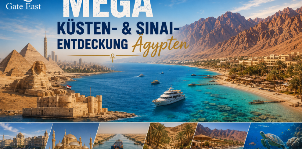 Sinai-Küstenreise in Ägypten mit Stränden, Nationalparks und historischen Sehenswürdigkeiten