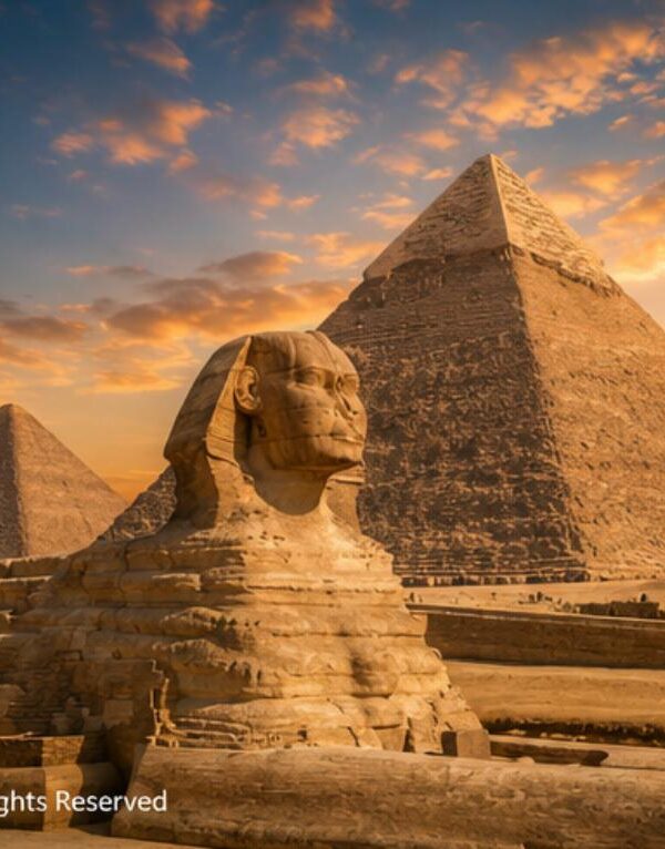 Große Pyramiden von Gizeh auf der klassischen Ägypten-Rundreise