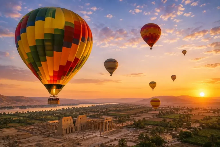 Heißluftballon in Ägypten als Reiseaktivität