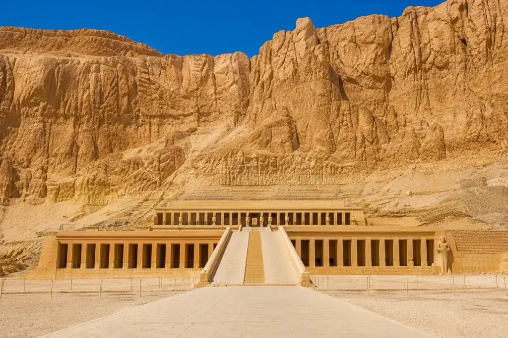 Temple of Hatshepsut at Deir el-Bahari in Luxor on the 8 Day Classic Egypt Trip