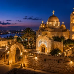 Kloster Al Muharraq in Assiut auf der 12-tägigen Reise auf den Spuren der Heiligen Familie in Ägypten